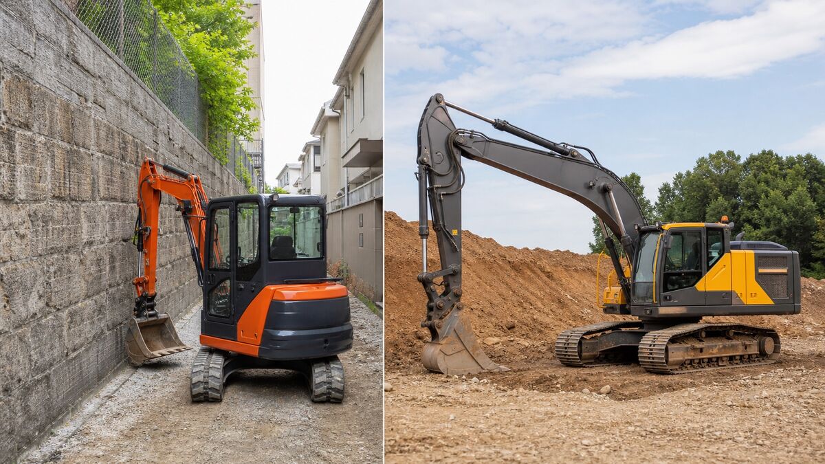 Zero-Tail-Swing vs Conventional Excavators: Which Should You Buy?