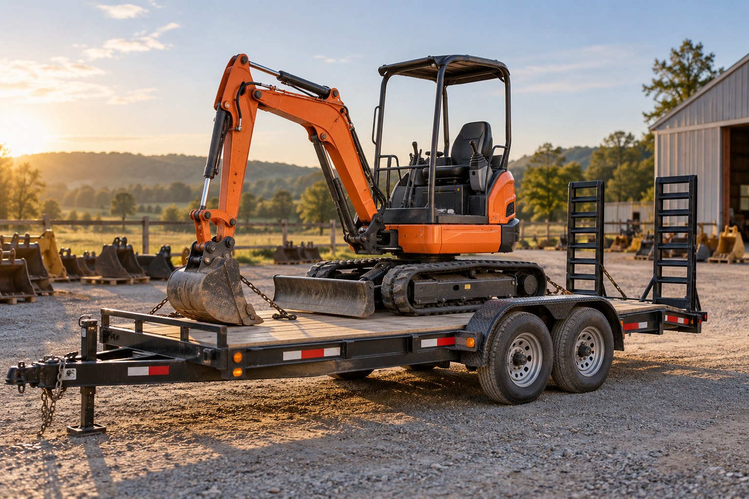 What Size Trailer and Truck Do You Need to Haul a Mini Excavator?